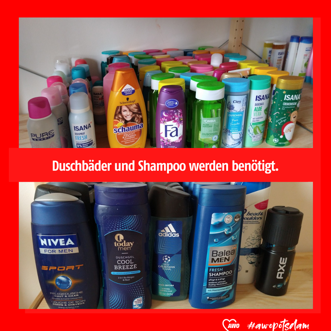 Fotos von Shampoo und Duschbad